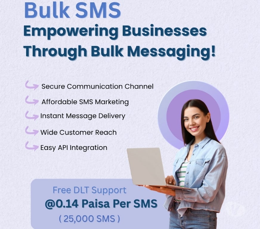 Web services New Delhi - Photos for Bulk SMS Service – Fast, Reliable & Affordable