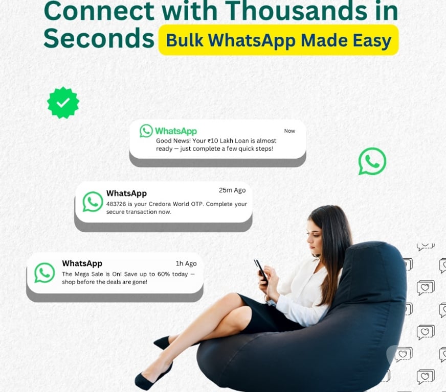 Web services New Delhi - Photos for Bulk SMS Service – Fast, Reliable & Affordable