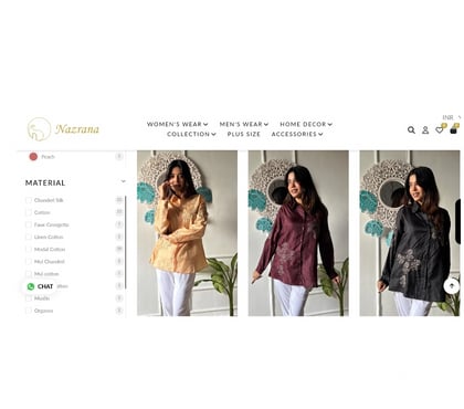 Buy & Sell Clothes - Photos for Shop Premium Chikankari Wear Online – Nazrana Chikan