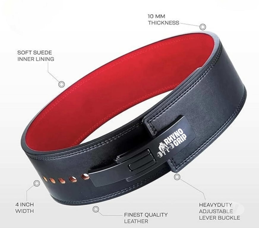 Buy & Sell Scrap New Delhi - Photos for Buy 10mm Single Lever Leather Weightlifting Belt