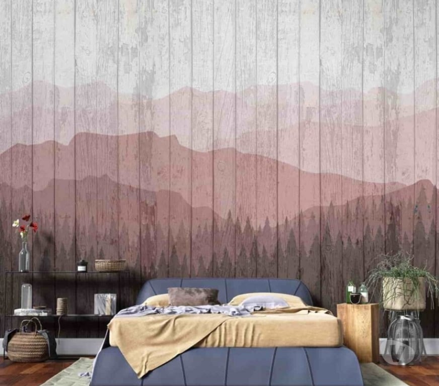 Renovation services New Delhi - Photos for Wall Curry - Buy Scenic Mountains Wallpaper Mural