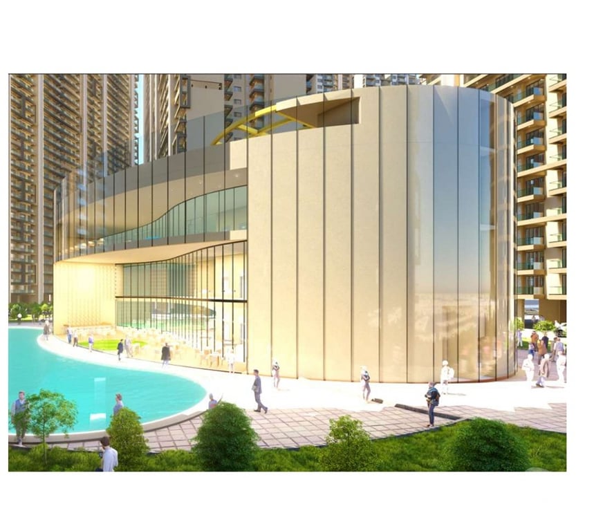 Houses & Flats for sale Greater Noida - Photos for AU Leisure Valley – The New Era of Elevated Living Above