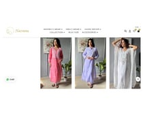 Shop Chikankari&Chikankari Kurtas Online – Nazrana Chikan