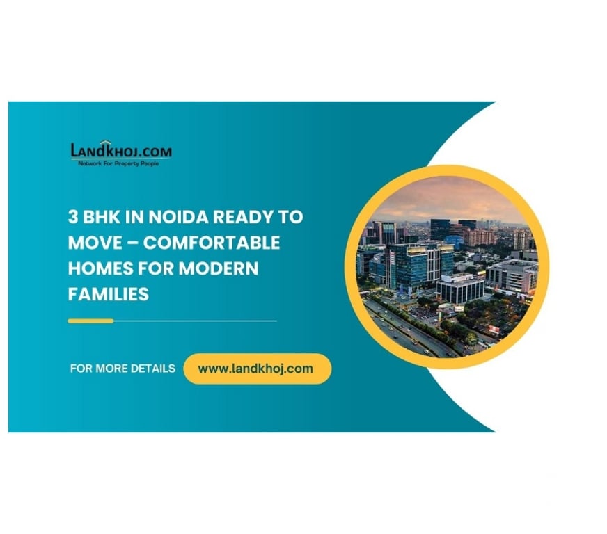 Houses & Flats for sale New Delhi - Photos for 3 BHK in Noida Ready to Move – Comfortable Homes