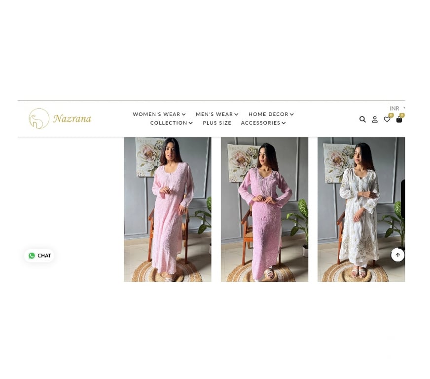 Buy & Sell Clothes Lucknow - Photos for Shop Chikankari Chikankari Kurtas Online – Nazrana Chikan