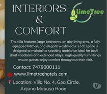 Premium Private Pool Villa Near Anjuna Beach for Peaceful