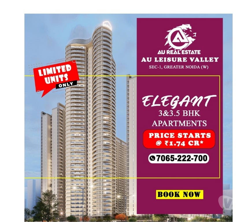Houses & Flats for sale Greater Noida - Photos for Step Into Grand Living at AU Leisure Valley