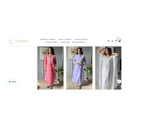 Chikan Kurti Chikan Kurta for Women Online–Nazrana Chikan