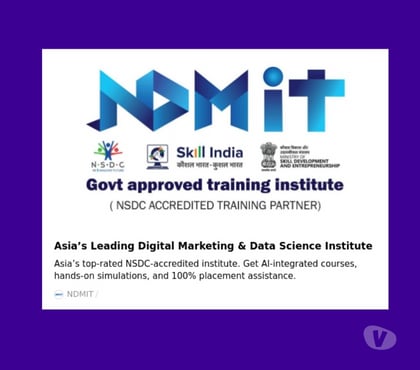 Insurance services - Photos for NDMIT: Asia’s Top AI Digital Marketing institute