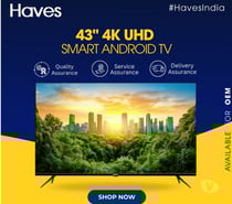 Haves 43 Inch Smart Android Classic, In-Built BT FL Led TV
