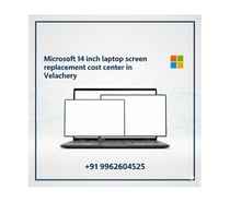 Microsoft 14 inch Laptop Screen Replacement Center Velachery