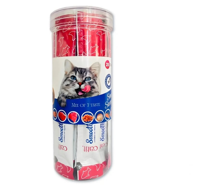 Pet shops Indore - Photos for Catit Smooth and Savoury Lickable Cat Treats 25 Pack