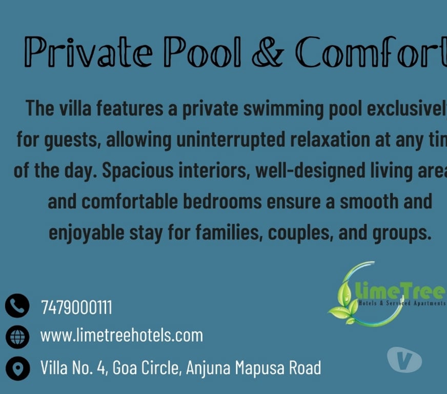 property for rent Goa - Photos for Tranquil Pool Villa for a Relaxed Stay in Goa