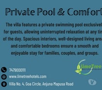 Tranquil Pool Villa for a Relaxed Stay in Goa