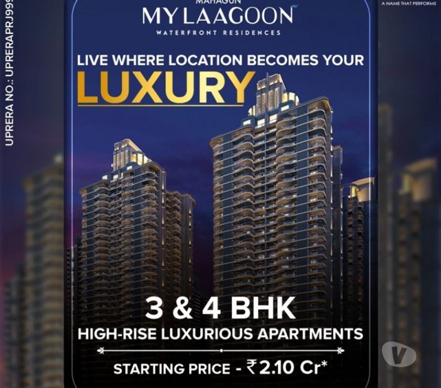 Houses & Flats for sale Greater Noida - Photos for 3&4 BHK Luxury Apartments in Greater Noida West – Mahagun