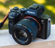 Sony a7iii dslr camera with 50mm lens for rental services