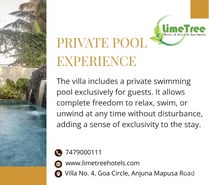 Private Pool Villa for a Relaxed North Goa Vacation