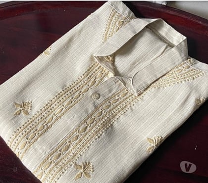 Buy & Sell Clothes - Photos for Buy Chikankari Kurta online -Nazrana chikan