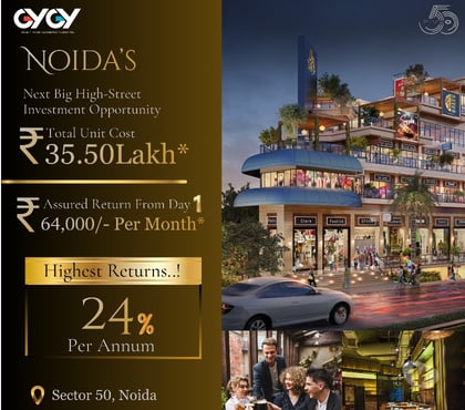 Shops for Sale + Rent - Photos for GYGY FiveO Noida | Retail Shops, Food Court & Office Spaces