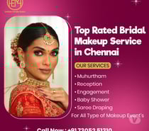 HEM4 Unisex Family Salon Top Rated Bridal Makeup Service