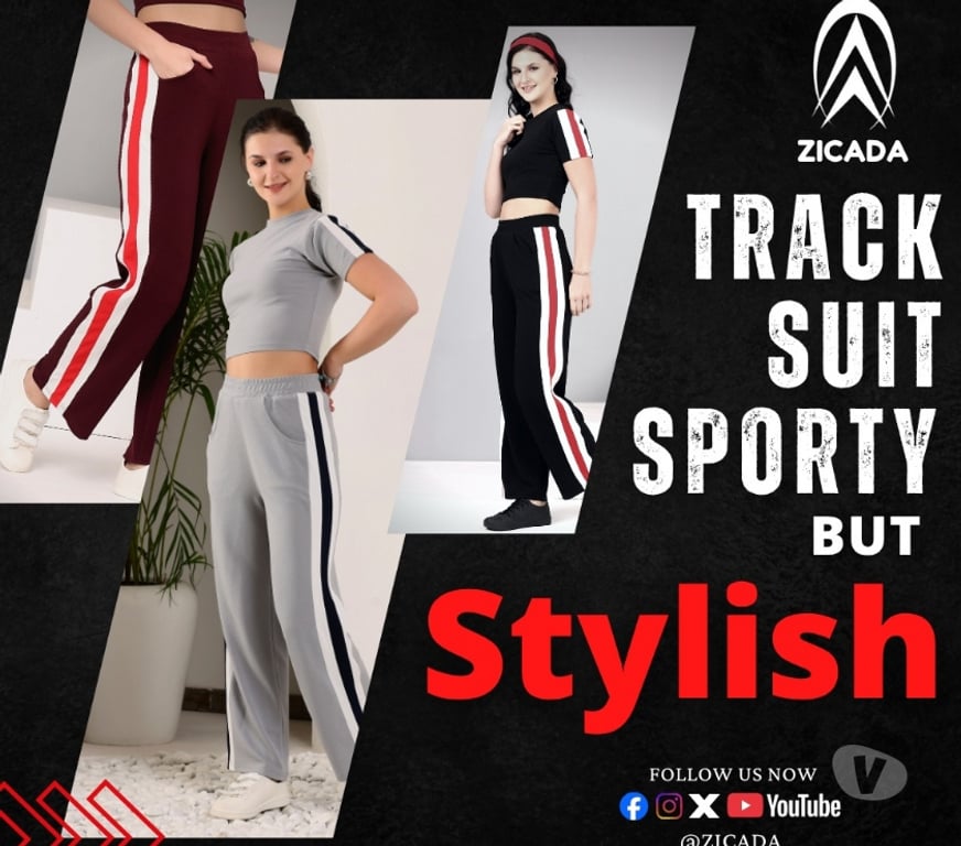 Buy & Sell Clothes Delhi - Photos for Tracksuit for Women – Zicada Stylish Co-ord Set for Girls