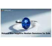 Natural Blue Sapphire Neelam Gemstone for Sale