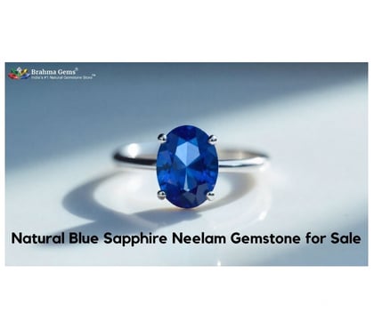 Fashion accessories - Photos for Natural Blue Sapphire Neelam Gemstone for Sale