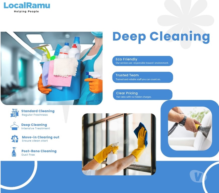Cleaning services Bangalore - Photos for Deep Cleaning Service by LocalRamu with Trained Professional