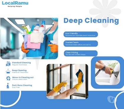 Cleaning services - Photos for Deep Cleaning Service by LocalRamu with Trained Professional