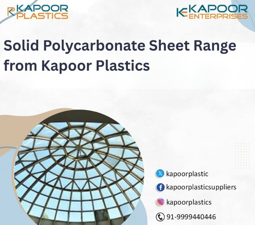 Buy & Sell Scrap New Delhi - Photos for Solid Polycarbonate Sheet Range from Kapoor Plastics