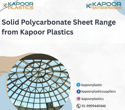 Bulk Database - Photos for Solid Polycarbonate Sheet Range from Kapoor Plastics