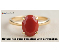Natural Red Coral Gemstone with Certification | Brahma Gems