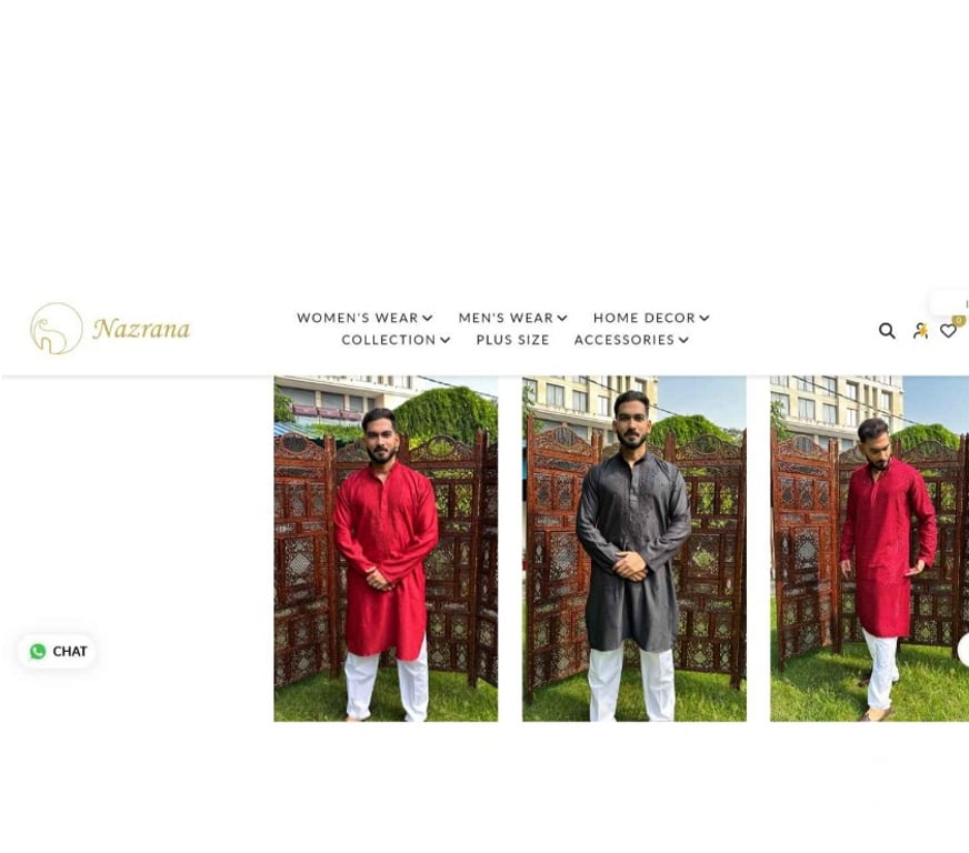 Buy & Sell Clothes Lucknow - Photos for Shop Chikankari Kurta for Men Online – Nazrana Chikan