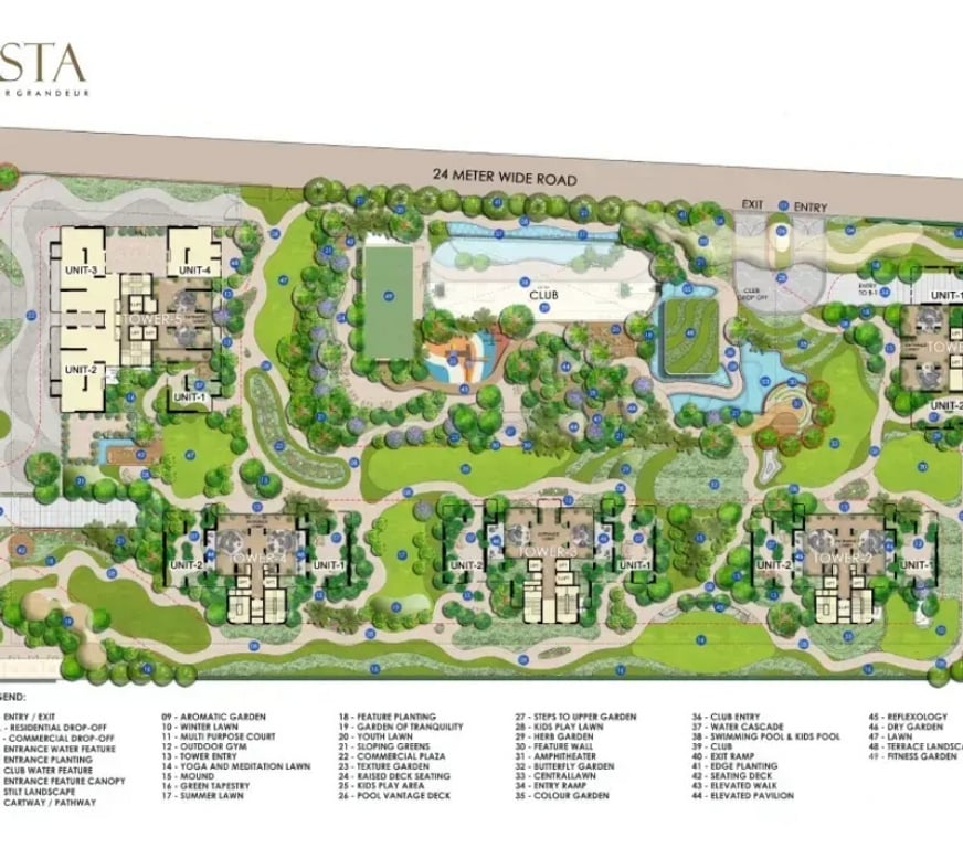 Houses & Flats for sale Noida - Photos for Crc Maesta Finest Features and Finishes