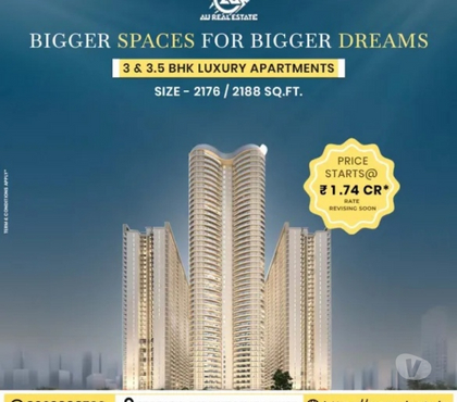 apartments for sale - Photos for AU Aspire Leisure Valley: Premium 3 & 3.5 BHK Homes