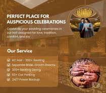 Tisma Mahal-Budget friendly wedding hall in Madurai