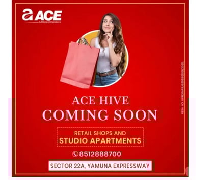 apartments for sale - Photos for ACE Hive – Smart Studio Investment at Yamuna Expressway