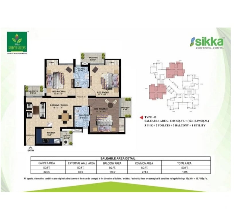 Houses & Flats for sale Greater Noida - Photos for 2 BHK Apartment |3 BHK property for sale in Greater Noida
