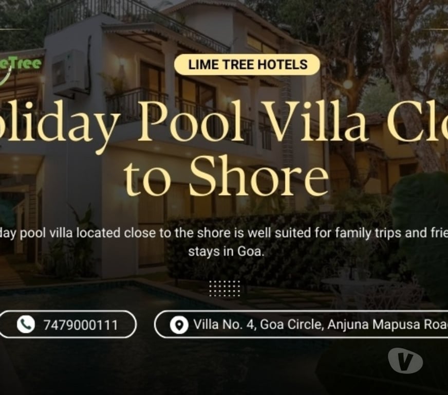 property for rent Goa - Photos for Beach-Access Villa with Private Pool for Shared Stays