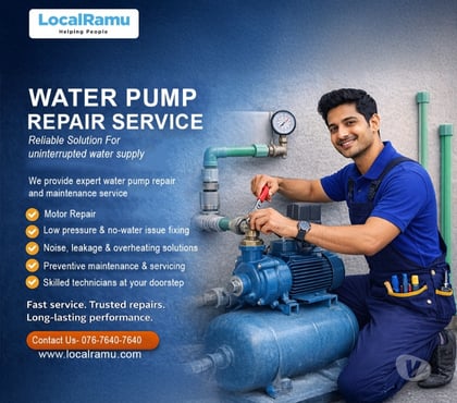 Outsourcing services - Photos for Water Pump Repair Service by LocalRamu with Skilled Experts