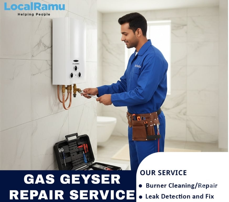 Other Services Bangalore - Photos for Gas Geyser Service by LocalRamu with Skilled Technicians