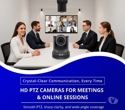 Camera - Audio - TV - Photos for Video Conference Cameras in Indore | PTZ Cameras for Meeting