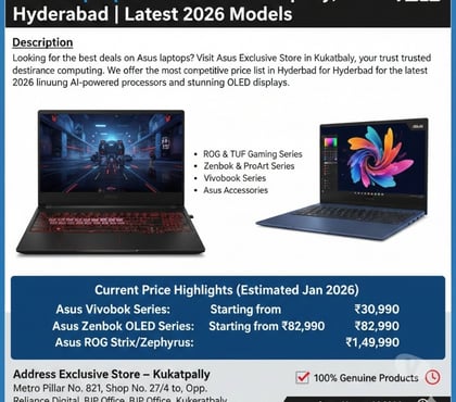 Computers - Laptops - Photos for Asus Laptop Price List in Kukatpally, Hyderabad | Latest 202