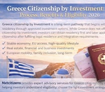Greece Investment Citizenship Process, and Requirements for